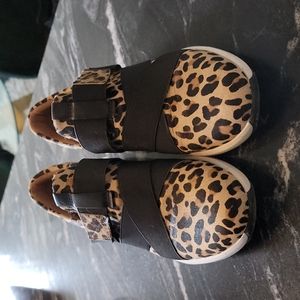 Clark's Leopard Print Shoes